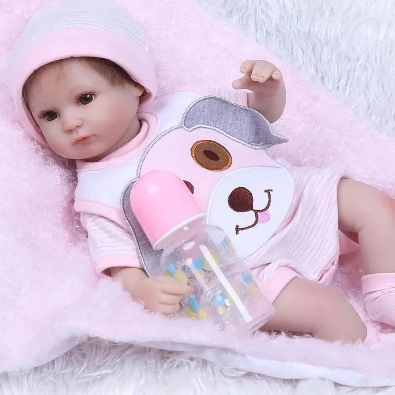 

NPK Reborn Doll Realistic Soft Silicone Reborn Baby Dolls Vinyl Toys Big Dolls For Girlls Baby Birthday Dolls With Blouse Cloth