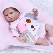 NPK Reborn Doll Realistic Soft Silicone Reborn Baby Dolls Vinyl Toys Big Dolls For Girlls Baby Birthday Dolls With Blouse Cloth npkcollection silicone reborn dolls with soft gentle touch boneca reborn doll 18 realistic handmade baby dolls hotsell menina