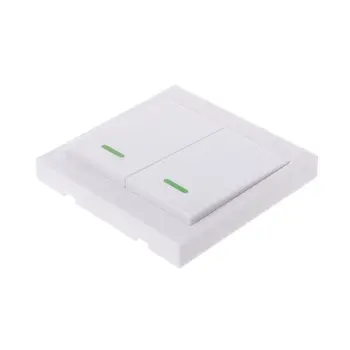 

Mayitr Wall Panel Wireless Remote Transmitter 433MHz RF 1 2 3 Button Remote Control Switch Sticky Lighting Accessories