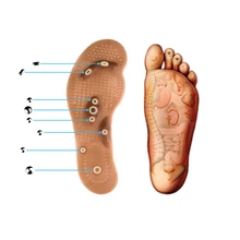 1 пара унисекс акупрессур стельки для похудения Магнитный оздоровительный массаж стельки для ухода за ногами Инструменты