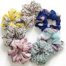Chiffon Flowers Elastic Hair Bands Ponytail Hair Scrunchies Soft Rope Ties Elastic Hair Bands Floral Girls Headwear Elegant New Chiffon Flowers Elastic Hair Bands Ponytail Hair Scrunchies Soft Rope Ties Elastic Hair Bands Floral Girls Headwear Elegant New