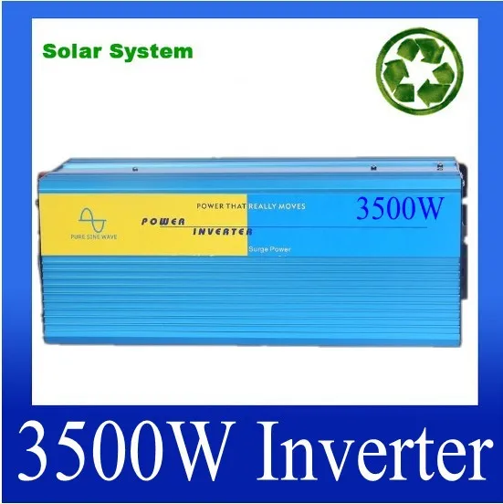 

inverseur de panneau solaire solar panel inverter 3500W Pure sine wave dc to ac power Inversor peak 7000W