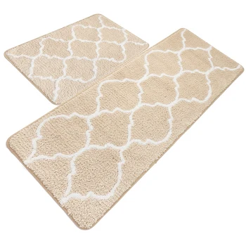 

Kitchen Mat, Decorative Non-Slip Microfiber Doormat Bathroom Mats Shower Rugs For Living Room Floor Mats