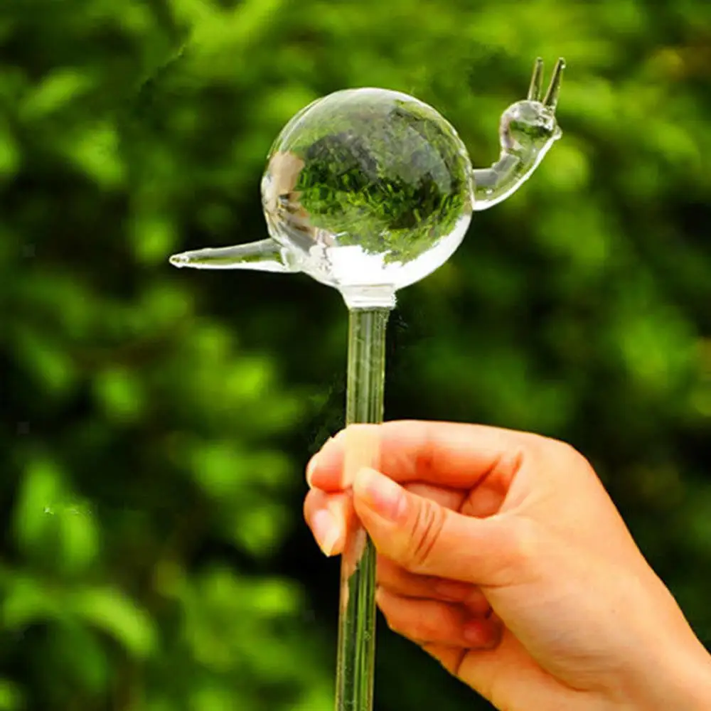 Plants Flowers Water Feeder Automatic Self Watering Devices Clear Glass