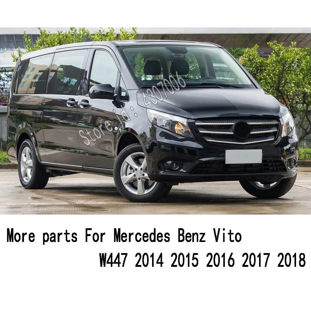 Накладка на порог двери из нержавеющей стали, Накладка на порог 4 шт. для Mercedes Benz Vito W447