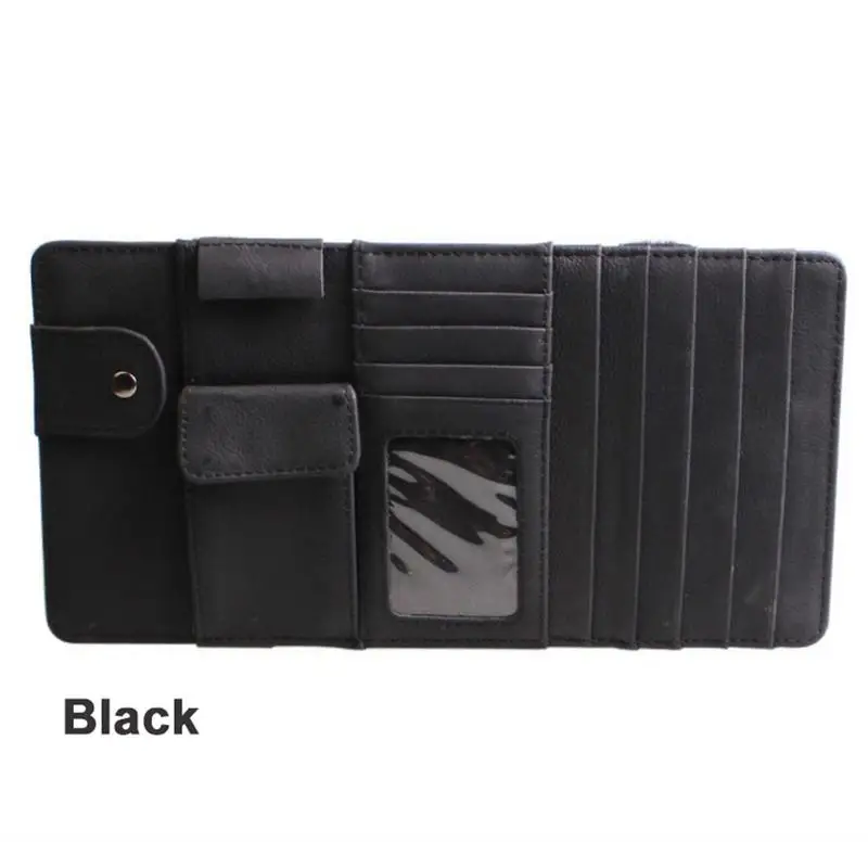 

Car Sun Visor Organizer Auto Interior Accessories Pocket Registration Document Holder Personal Belonging Storage Supplies