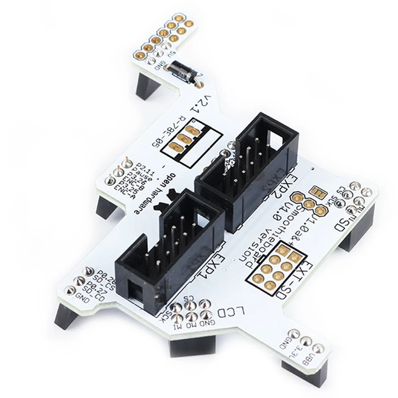 3d принтер Smoothieboard 5X V1.1+ 12864 ЖК-дисплей комплект с адаптерной пластиной