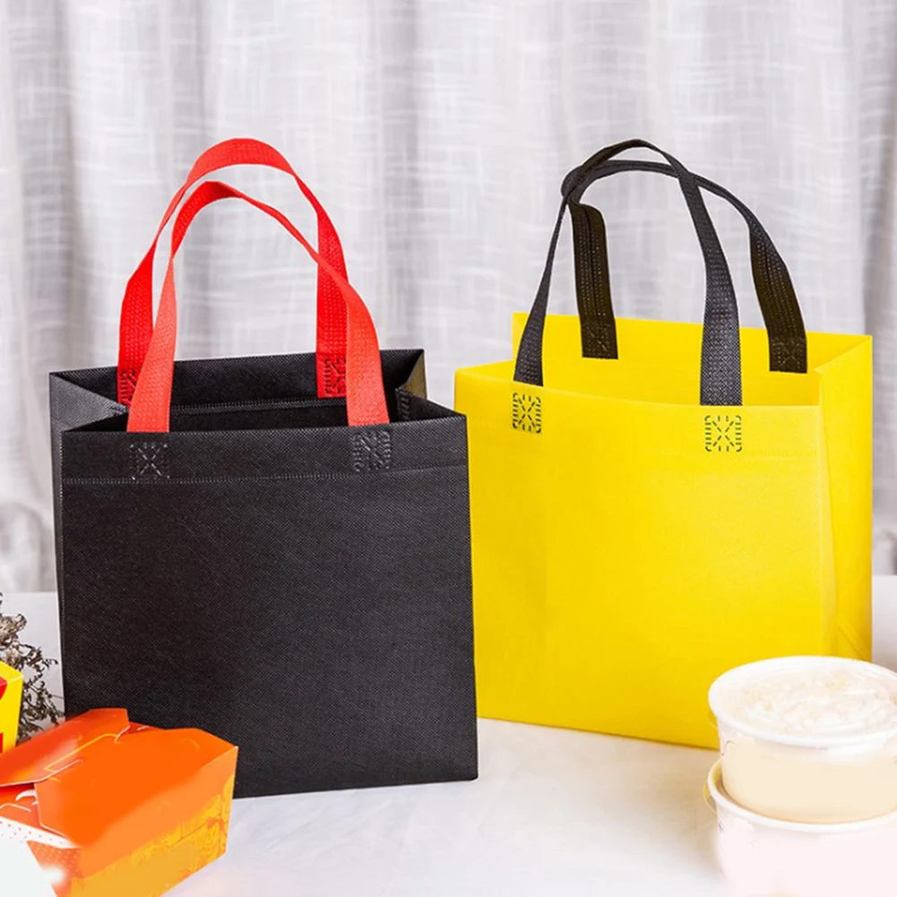 24*23cm Reusable Non-woven Fabric Shopping Bags Casual Foldable Tote Pouch Grocery Bags Eco Friendly Handbags Bolsa Reutilizable 24*23cm Reusable Non-woven Fabric Shopping Bags Casual Foldable Tote Pouch Grocery Bags Eco Friendly Handbags Bolsa Reutilizable