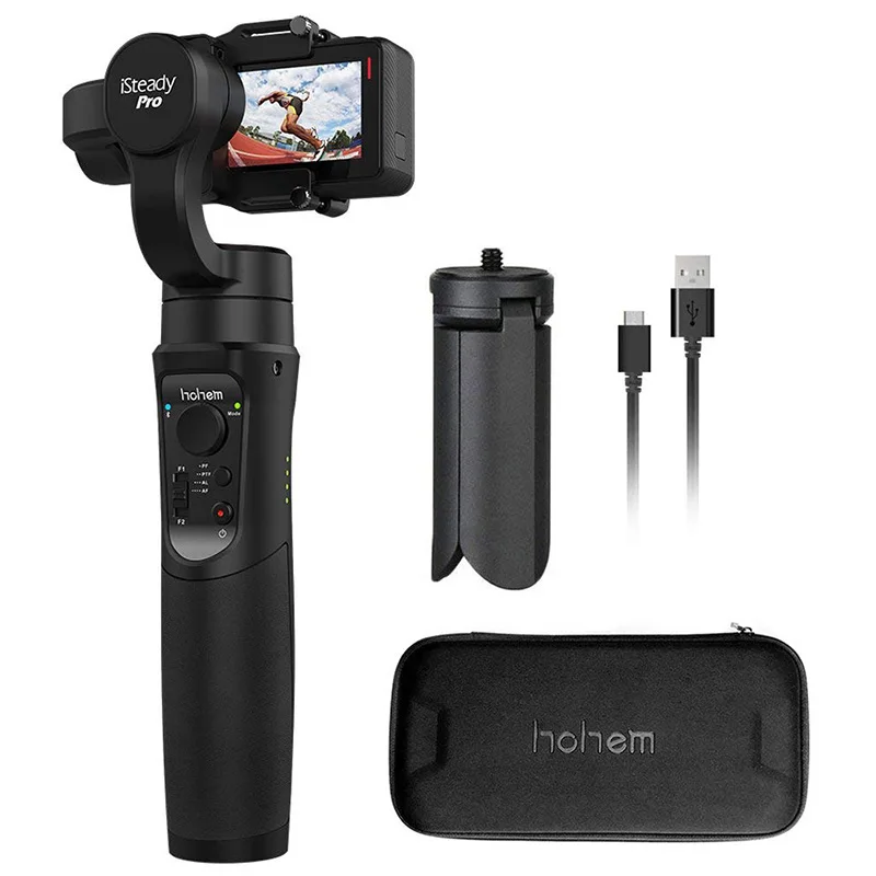 

Hohem ISteady Pro 3-Axis Handheld Gimbal Stabilizer For Sports Cameras Action Camera