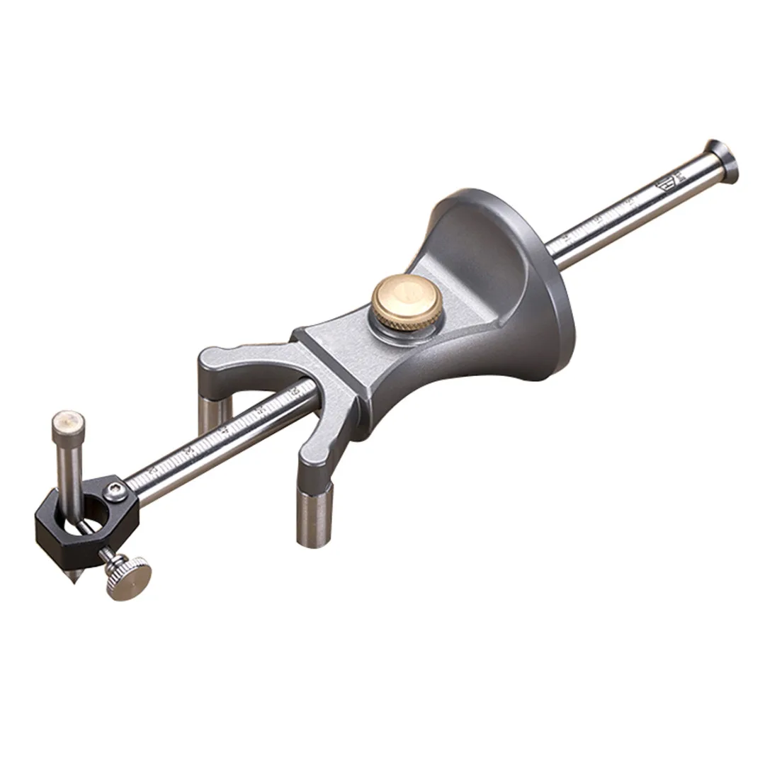 

Carpenter Straight Line Arc Curve Scriber Parallel Measuring Woodworking Marking Tool Drawing Line Square Marker