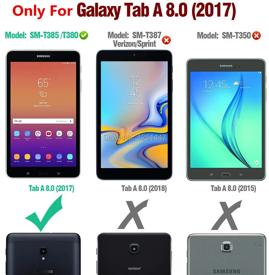 Чехол для Samsung Galaxy Tab A 10. 0 T380 SM T385 8 Обложка чехол планшета из искусственной кожи