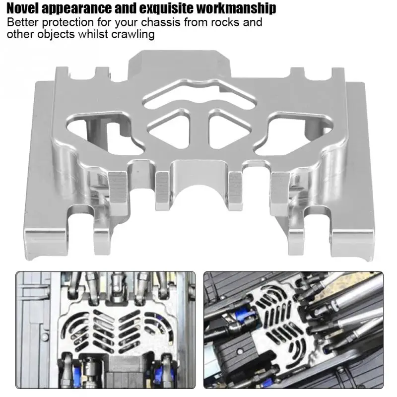 

Aluminium Alloy Middle Gearbox Chassis RC Upgrade Part for TRAXXAS TRX4 Land Rover Defender RC Part prevents car from scratch