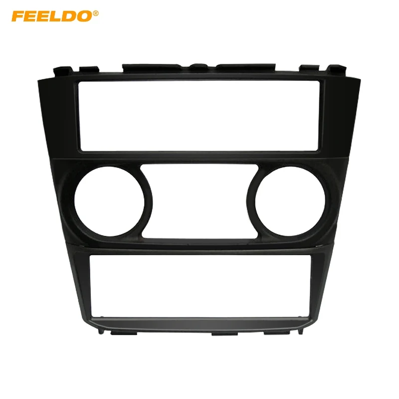 FEELDO Car 1Din Dashboard Radio Panel Fascia Frame For Nissan N16/Fb15/2Stereo Plate Bezel Installation Trim Kit | Автомобили и