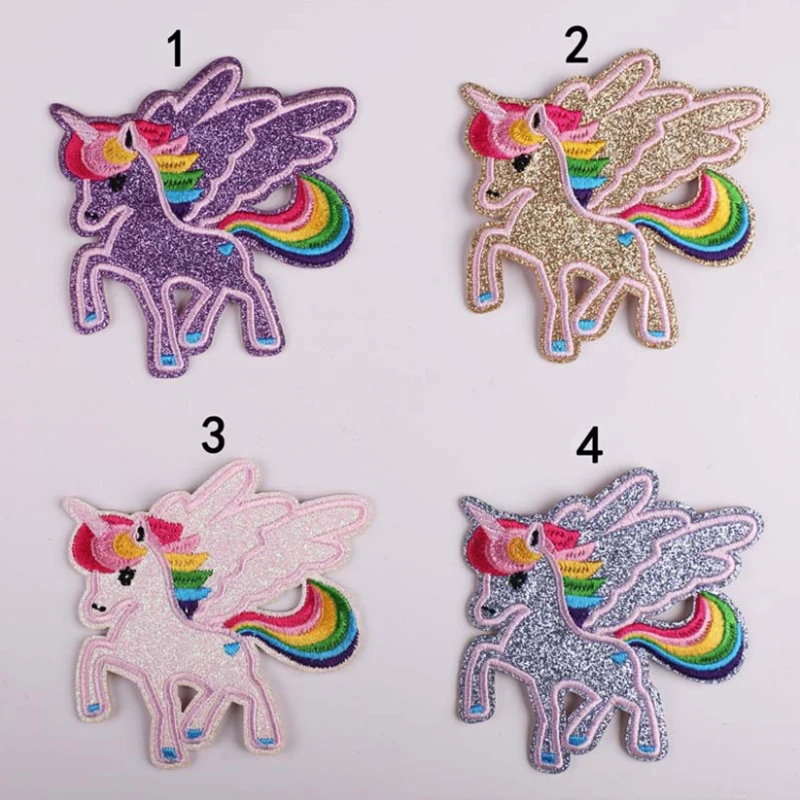 

Unicorn Patch Fabric sticker Iron-On clothes Garment DIY Apparel
