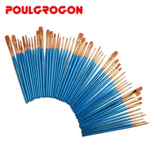 50 шт Кисть для рисования Акварельная ручка масляная краска ручка пигмент заполняющий карандаш, кисточка филиал костюм художественные канцелярские кисти для рисования