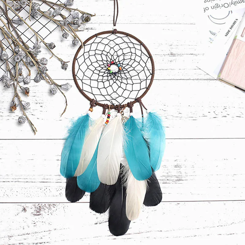 

New original handicraft pendant blue and white dream catcher creative pendant wedding decoration gift valentine birthday gift