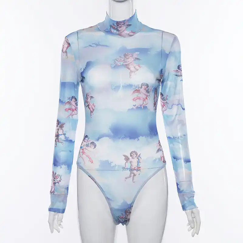 Angel mesh bodysuit Clearance