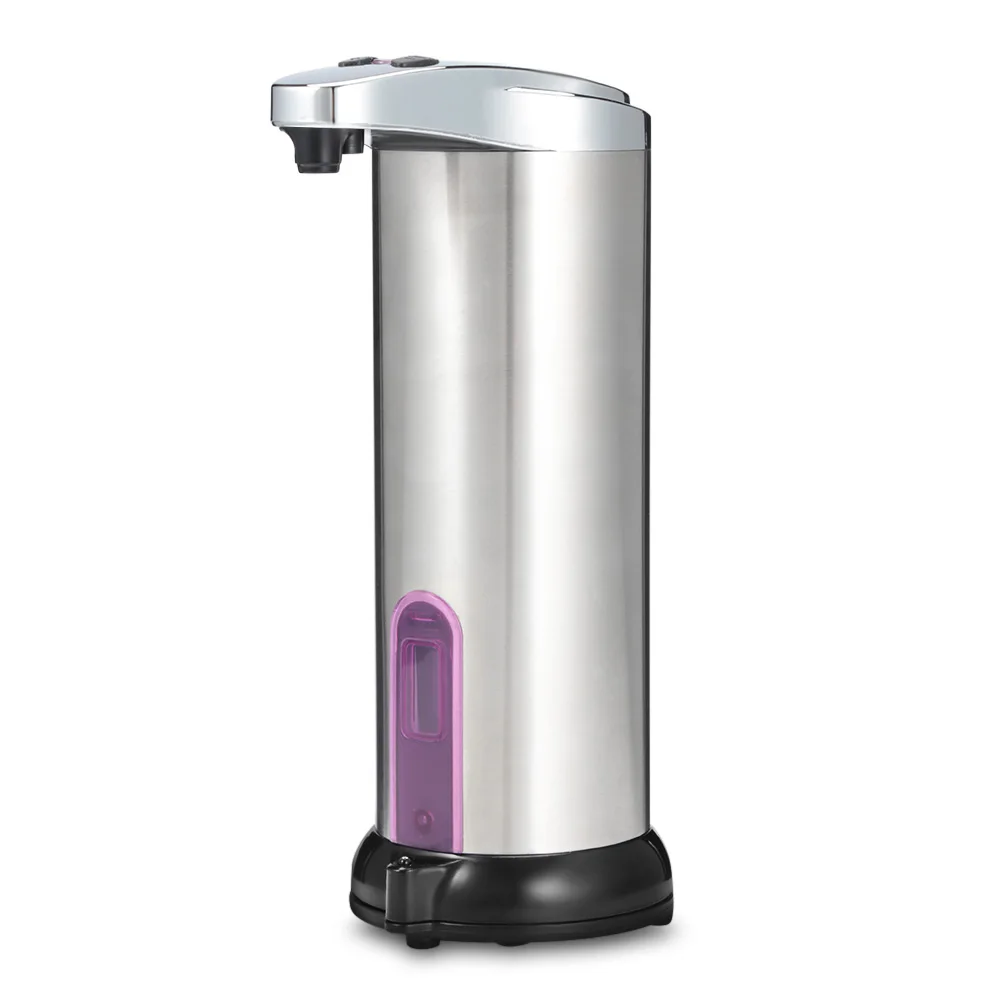 

New 280ml Automatic Liquid Soap Dispenser Smart Sensor Touchless ABS Electroplated Sanitizer Dispensador for Kitchen Bathroom