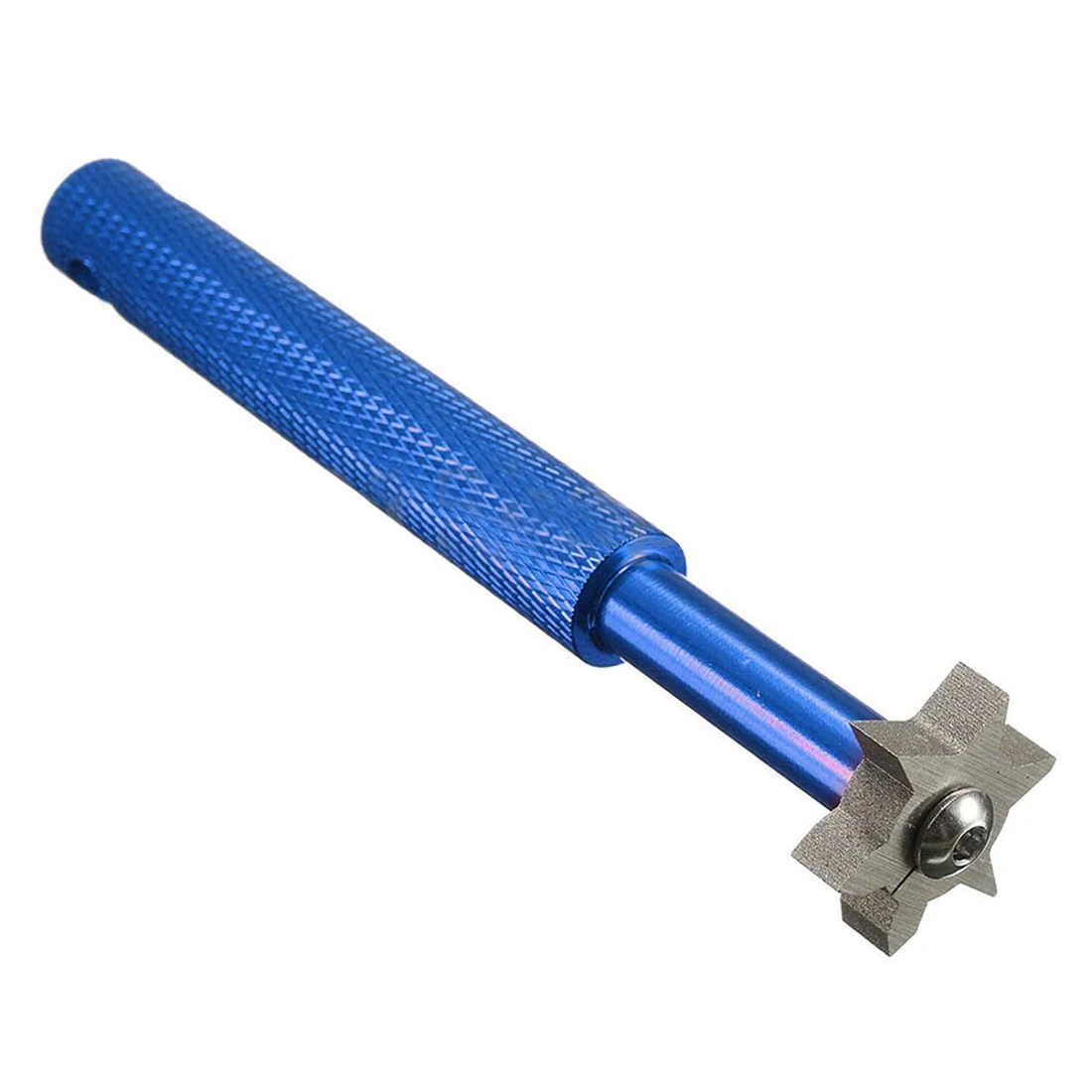 Promotion! Golf UV Groove Edge Iron Wedge Club Sharpener Regrooving Cleaner Cleaning Tool Blue Stainless Steel Aluminum | Дом и сад