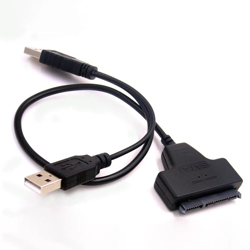 SATA к USB 2 0 до 7 15 22pin адаптер Кабели для 5 ''HDD ноутбука жесткий диск внешний