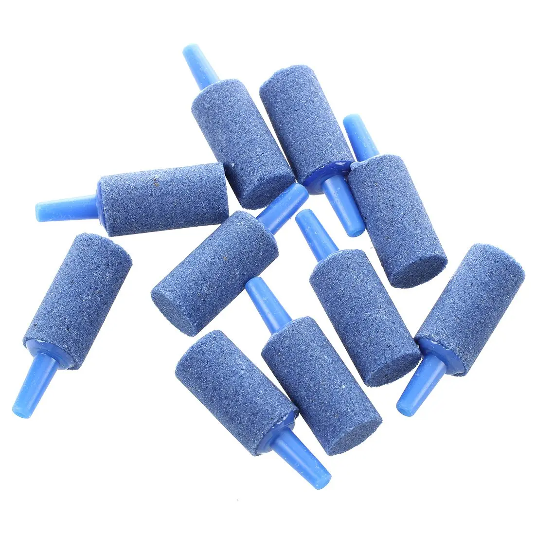

AFBC Fish Tank Mineral Bubbles Air Stone, 10 Pieces, Blue