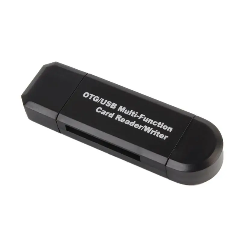 YC-310 2в1 Мультифункциональный USB кардридер Micro USB OTG к USB2.0 адаптеру