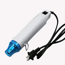 220 В в DIY с использованием теплового пистолета Электрический Электроинструмент Горячий воздух 300 Вт температурный пистолет с поддерживающим сиденьем термоусадочный Пластик DIY инструмент цвет