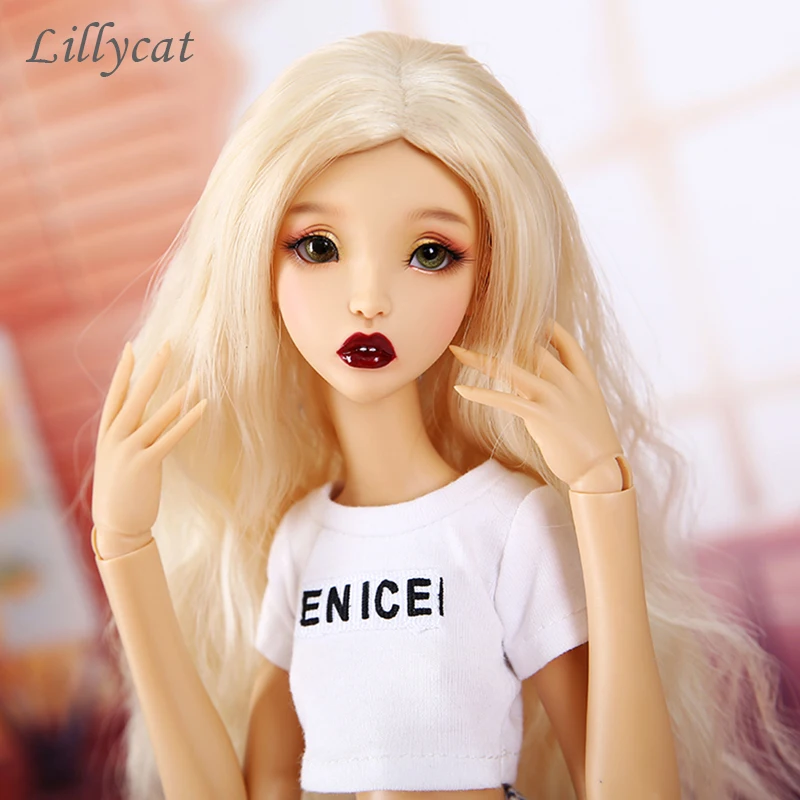 Новое поступление куклы BJD 1/4 Lillycat эллана луна фигурки тела из смолы MSD голая
