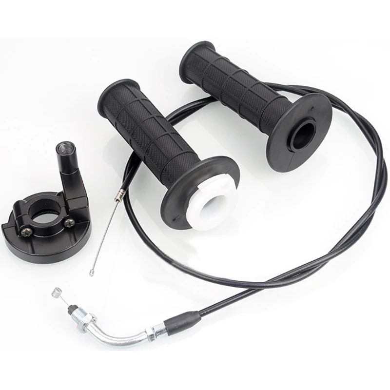 

22mm Throttle Accelerator Grip W/ Cable Kit For ATV Dirt Bike 50 90 110CC 125CC