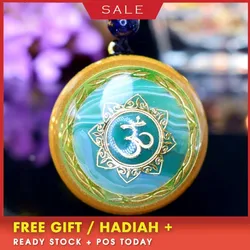AURAREIKI Orgonite Natural Blue Crystal Chakra Stone Pendant Men Women Lovers Pendant Necklace Improve Marriage Reiki Jewelry AURAREIKI Orgonite Natural Blue Crystal Chakra Stone Pendant Men Women Lovers Pendant Necklace Improve Marriage Reiki Jewelry