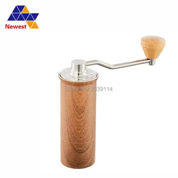 

Portable Stainless steel burr hand crank coffee grinder,commercial manual coffee grinder