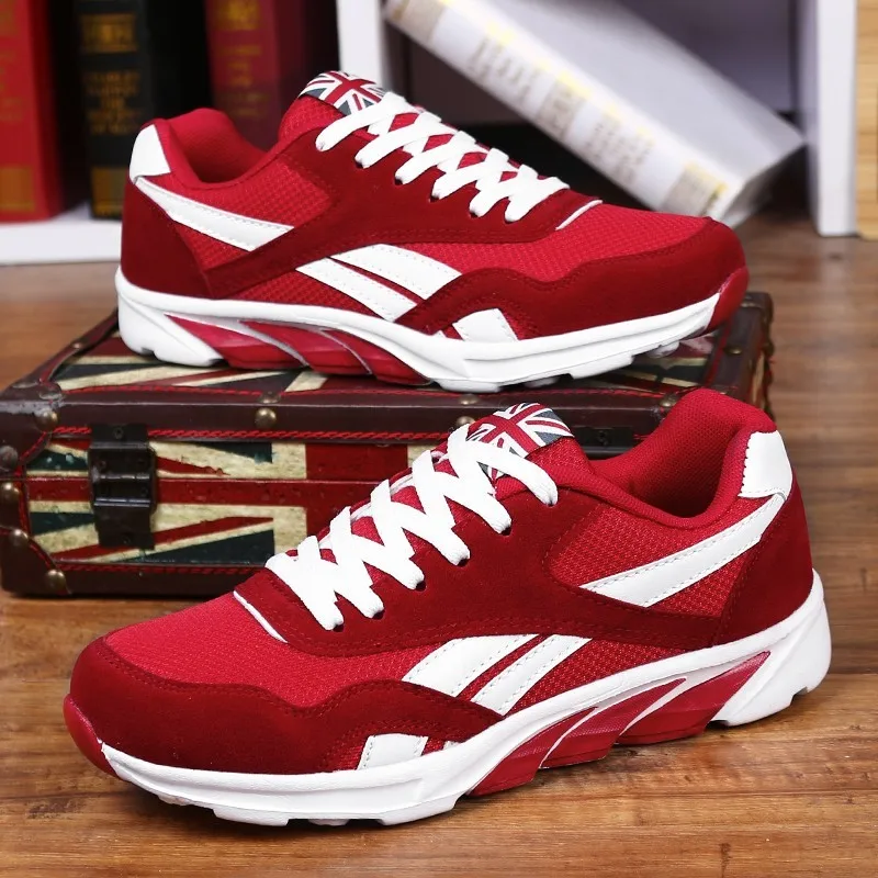 

high quality Mens Colorblock Breathable adult Fashion Ultralight Comfortable Zapatillas de deporte Hot Popular Casual Shoes