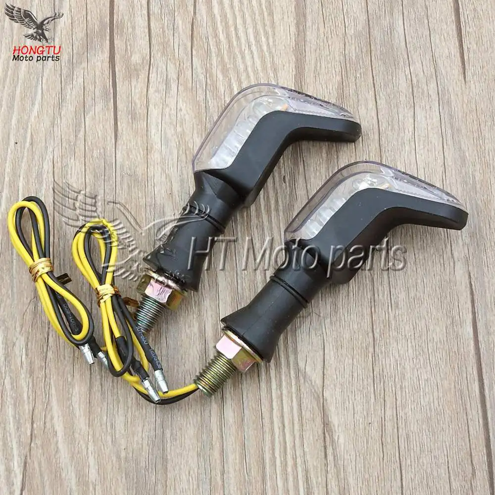 Black Universal Motorcycle LED Turn Signals Indicator Light Lamp Lights For Street Racing Scooter ATV All models Black Universal Motorcycle LED Turn Signals Indicator Light Lamp Lights For Street Racing Scooter ATV All models