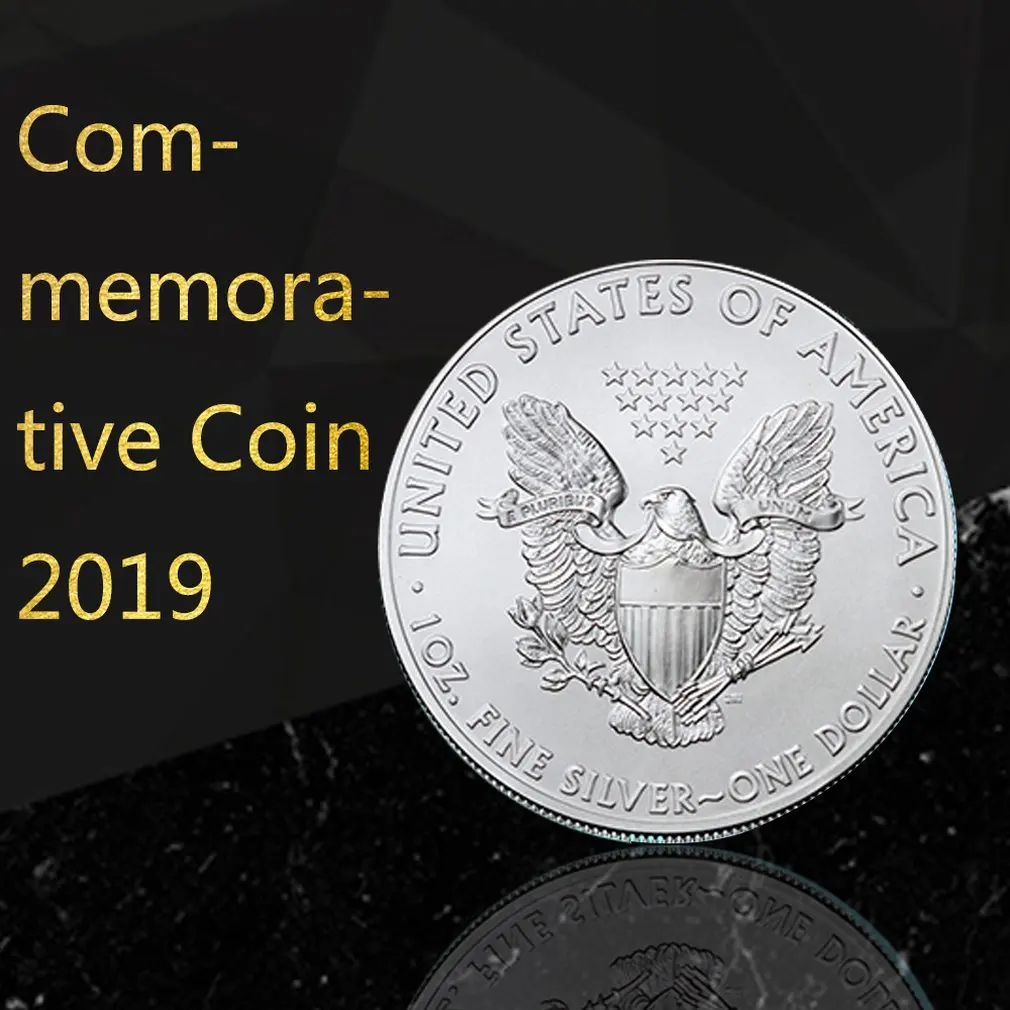 Американская Статуя Свободы орла стальная Памятная коллекция монет подарок