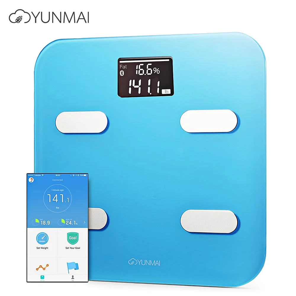 YUNMAI M1302 Body Fat Scale Bluetooth Smart Weighing Scale Digital Intelligent Electronic Health Weigher YUNMAI M1302 Body Fat Scale Bluetooth Smart Weighing Scale Digital Intelligent Electronic Health Weigher