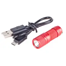 Мини-светодио дный Фонарик светодиодный портативный фонарик Открытый брелок водостойкий USB Перезаряжаемый Карманный