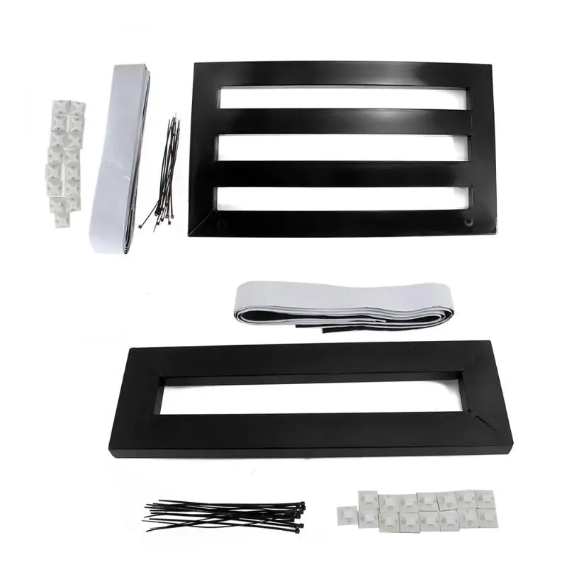 S/M Alloy Metal Guitar Pedal Boards Effects Pedal Board Cases for Electric Guitar +Ties +Explant +1 Tape with adhesive backing