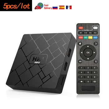 

5pcs lot HK1 mini Android 9.0 OS Smart TV BOX RK3229 Quad Core DDR3 2GB 16GB WiFi 2.4G HK1mini 4K HD Media Player Set Top Box