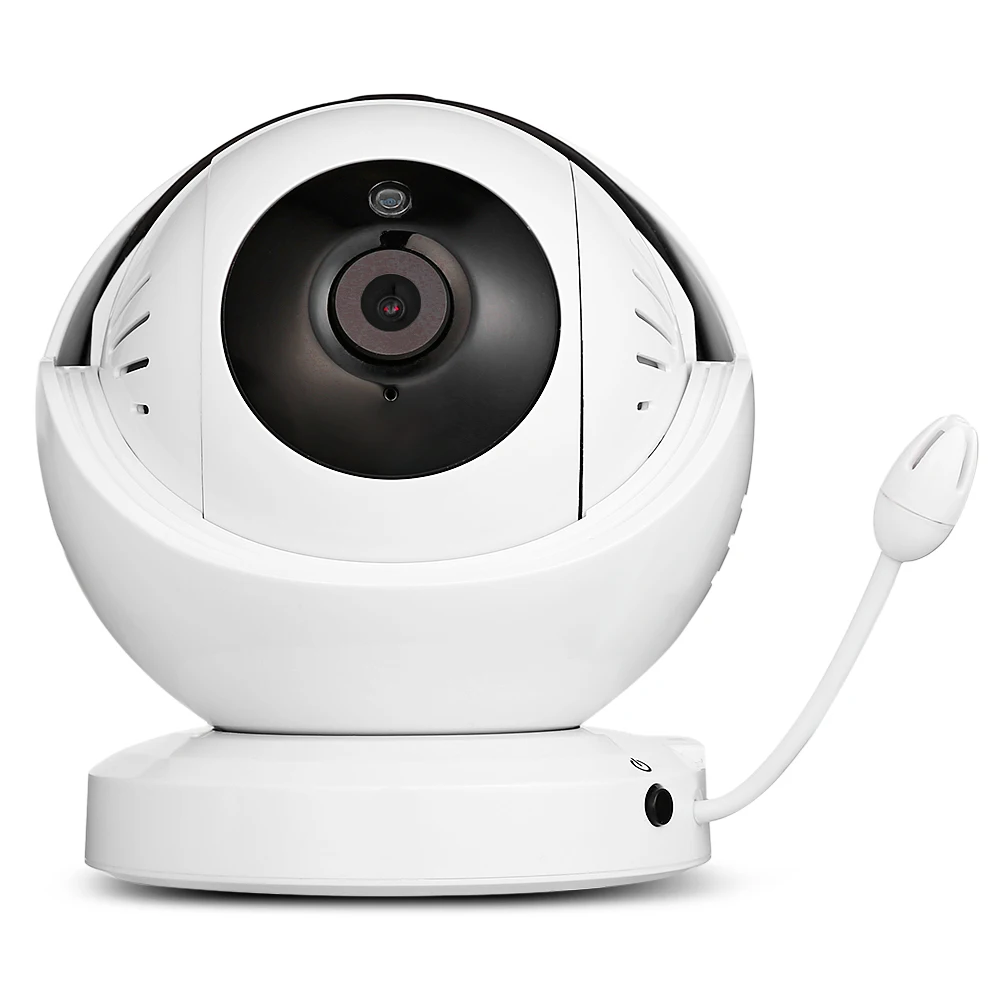 Beli 8202KE Baby Monitor 1080 P WIFI Koneksi HD Zoomable Malam Vision 5 Inci LCD Warna Layar Babyfoon Sudut 360 Derajat pengasuh Video