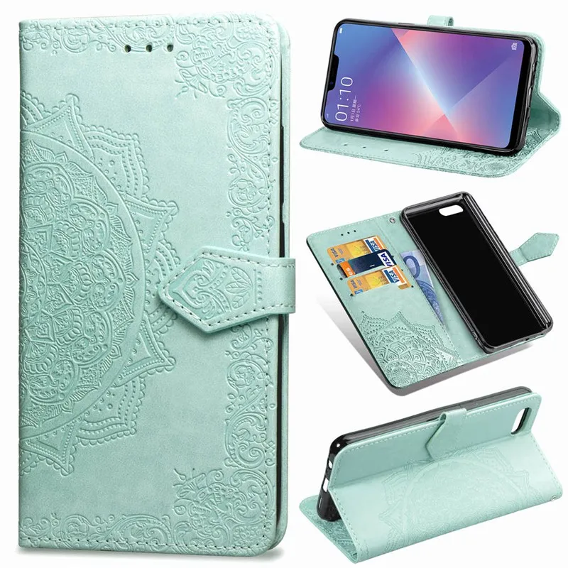 

HKKAIS flip case For OPPO A5 /AX5 /A3S /R15 NEO case Bracket Drop-proof Storage Wallet case cover flip cases