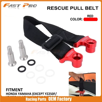 

Motocycle Rear Rescue Pull Strap Sling Belt For KAWASAKI YAMAHA HONDA YZ YZF WR WRF KX KXF KLX CR CRF 125 150 200 300 350 400