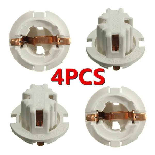 

4Pcs Car Auto Rear Tail Light Lamp Bulb Socket Holder For BMW 7 Series X5 E53 E70 E65 X3 E83 White