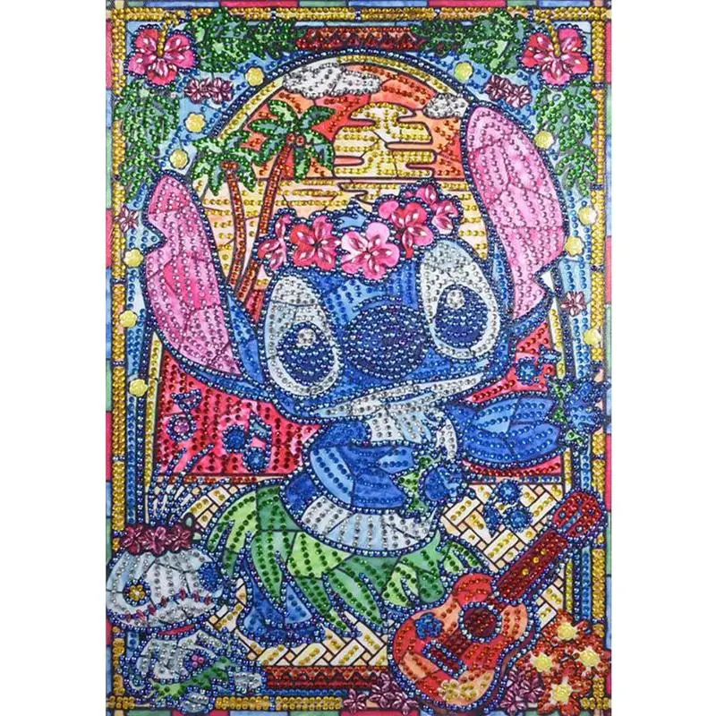 5D DIY Special Shaped Diamond Painting Cartoon Animal Cross Stitch Embroidery Rhinestones Mosaic Kits Home Wall Decor