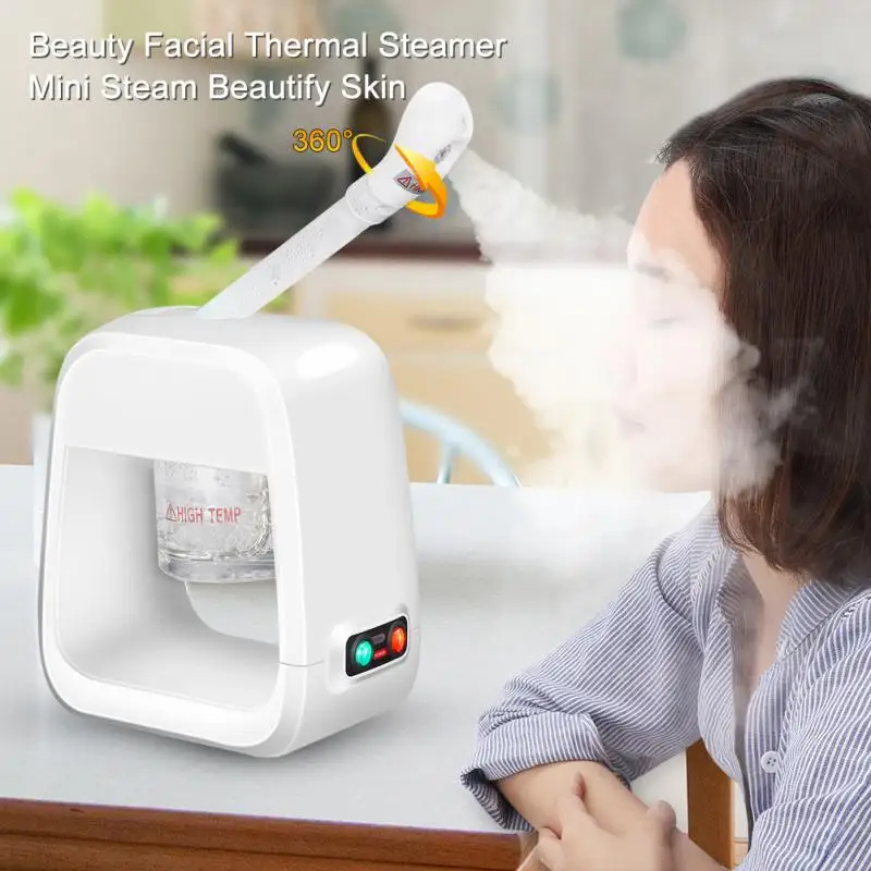 

Facial Steamer Skin Care Thermal Aroma Steamer Mist Ozone Sprayer Soften Dead Cells Salon Moisturizing Humidifier Face steamer