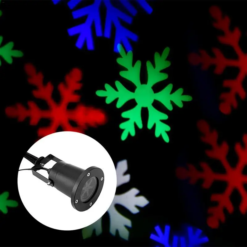 

Kaigelin Outdoor snowflake light LED waterproof IP68 merry christmas holiday white & RGB color outdoor party lighting 100-240V