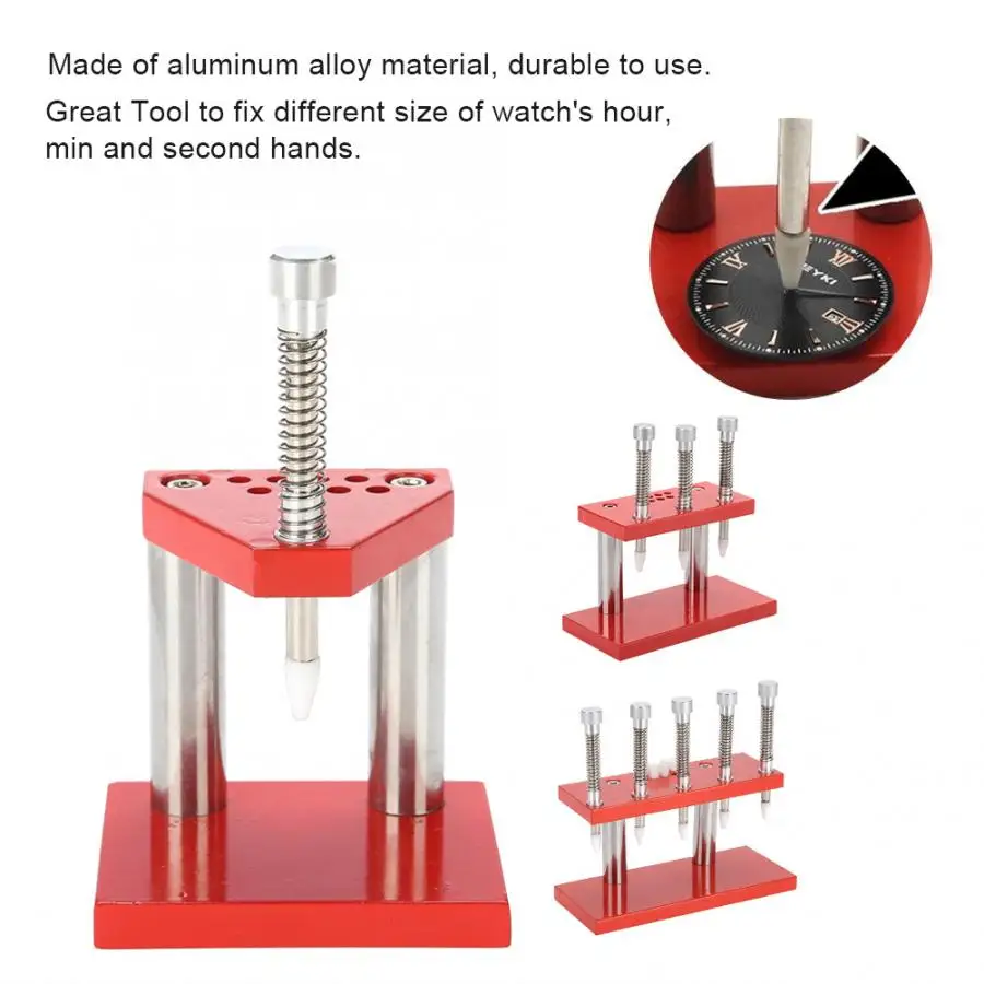 1/3/5 головок часы ручной пресс для Настройка прибора набор профессиональных наручные часы инструмент для ремонта мобильных телефонов для Часовщик инструмент для часов комплект
