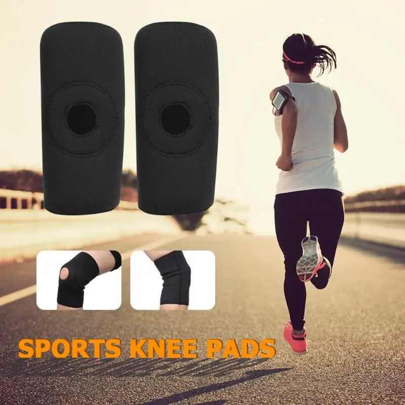 

Elastic Knee Support Protective Pad Breathable Bandage Knee Brace Sleeve for Basketball Running Sports Safety