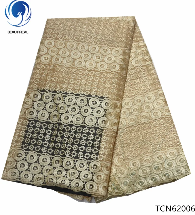 

BEAUTIFICAL french lace fabric for dress net lace fabric dubai fabric lace embroidery 2019 hot selling 5yards for party TCN620