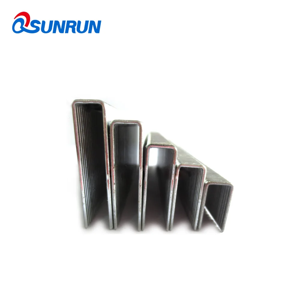 

QSUNRUN N Sharp Staples N13,N15,N17,N19,N21 Nails for N851 / N851D / N851F air Nail Gun , Used in Solid wooden ,Sofa(900pcs/ Set