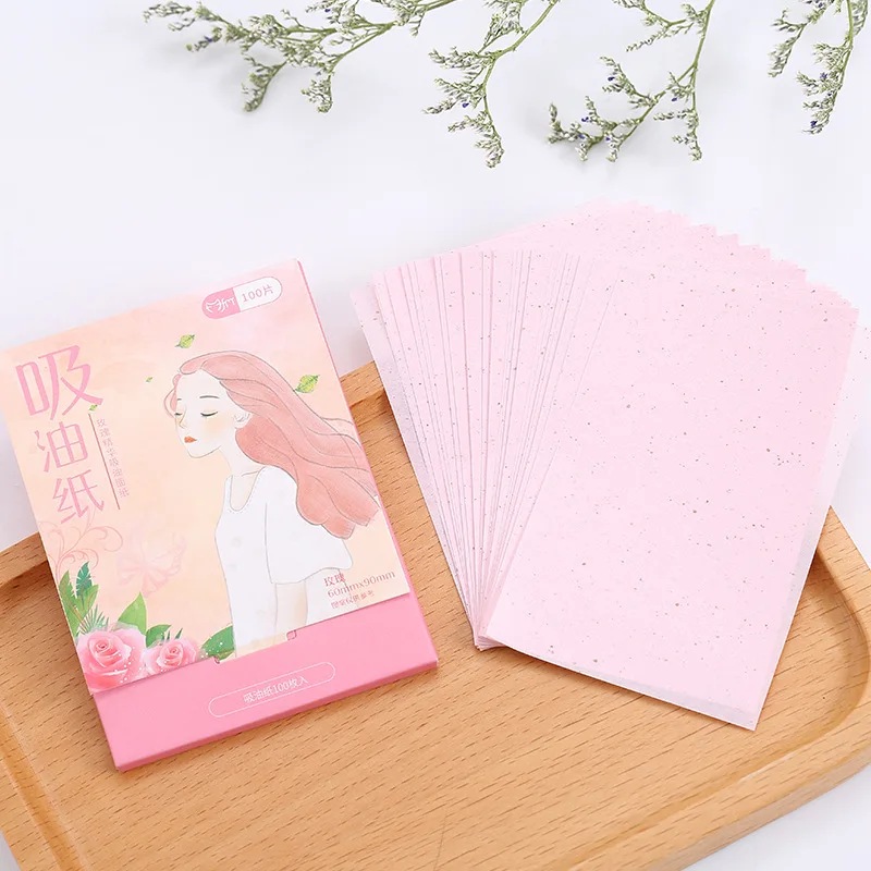 

Cartoon Oil Absorbing Paper Facial Green Tea Bamboo Charcoal Lavender